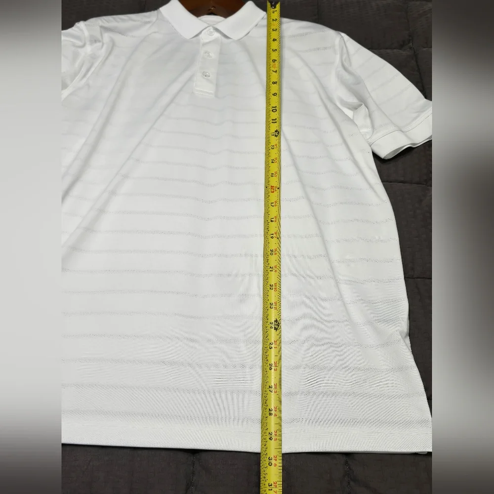 Callaway Men's Basic Short Sleeve Opti-Vent Open Mesh Polo Golf Shirt Size Large - Picture 4 of 9